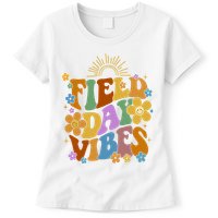 Field Day Vibes Colorful Floral Womens T-Shirt