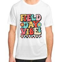 Field Day Vibes Groovy Summer Teacher Last Day Of School Adult ChromaSoft Performance T-Shirt