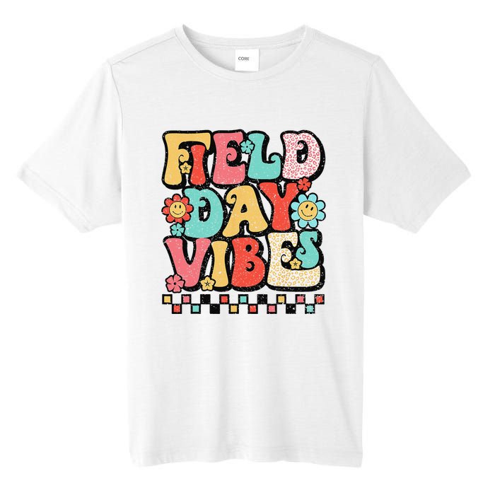 Field Day Vibes Groovy Summer Teacher Last Day Of School Tall Fusion ChromaSoft Performance T-Shirt