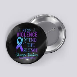 Family Domestic Violence Awareness Purple Ribbon Button