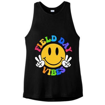 Field Day Vibes Funny For Teacher Happy Field Day 2025 Ladies PosiCharge Tri-Blend Wicking Tank