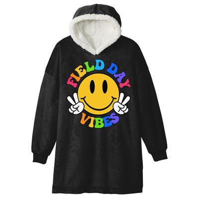 Field Day Vibes Funny For Teacher Happy Field Day 2025 Hooded Wearable Blanket
