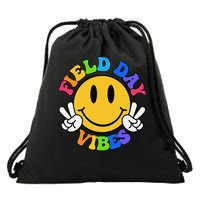 Field Day Vibes Funny For Teacher Happy Field Day 2025 Drawstring Bag