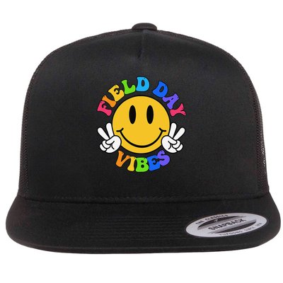 Field Day Vibes Funny For Teacher Happy Field Day 2025 Flatbill Hat