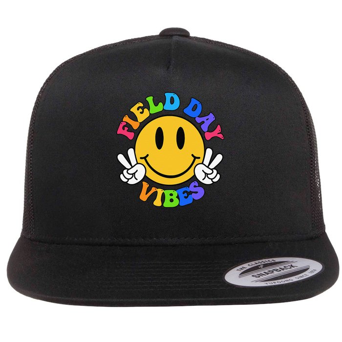 Field Day Vibes Funny For Teacher Happy Field Day 2025 Flatbill Hat