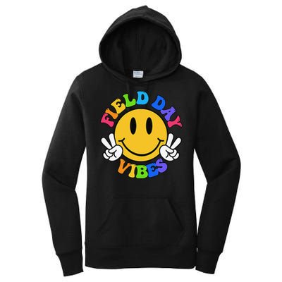 Field Day Vibes Funny For Teacher Happy Field Day 2025 Women's Pullover Hoodie