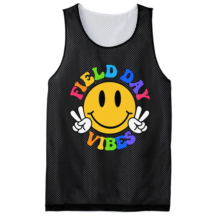 Field Day Vibes Funny For Teacher Happy Field Day 2025 Mesh Reversible Basketball Jersey Tank