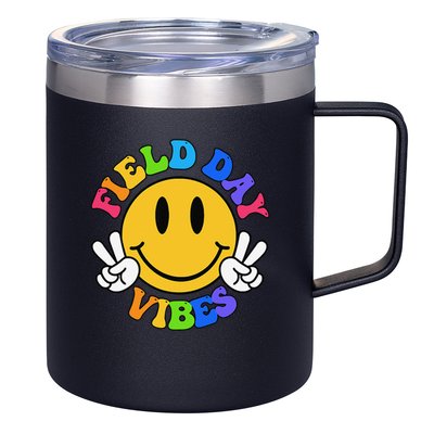 Field Day Vibes Funny For Teacher Happy Field Day 2025 12oz Stainless Steel Coffee Mug