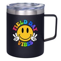 Field Day Vibes Funny For Teacher Happy Field Day 2025 12oz Stainless Steel Coffee Mug