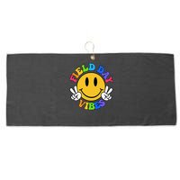 Field Day Vibes Funny For Teacher Happy Field Day 2025 Large Microfiber Waffle Golf Towel