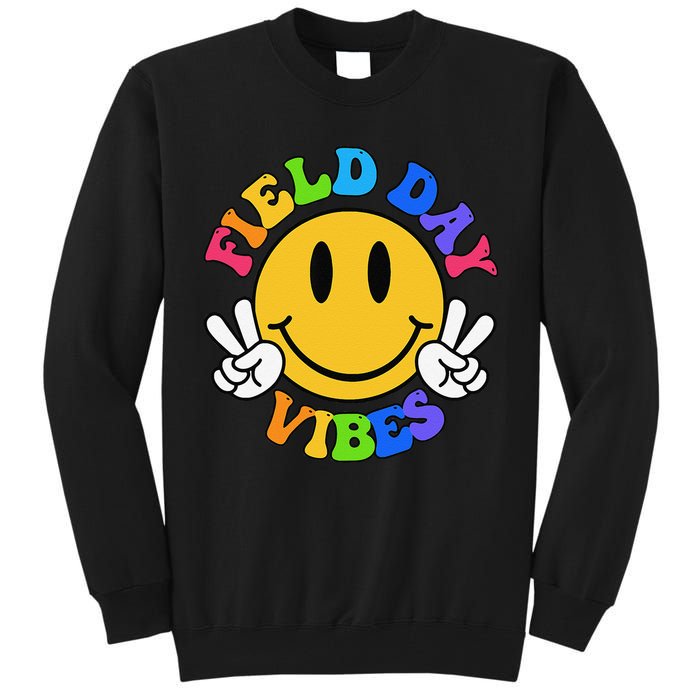 Field Day Vibes Funny For Teacher Happy Field Day 2025 Tall Sweatshirt