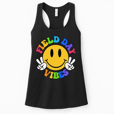 Field Day Vibes Funny For Teacher Happy Field Day 2025 Womens Tank Top