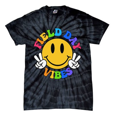 Field Day Vibes Funny For Teacher Happy Field Day 2025 Tie-Dye T-Shirt