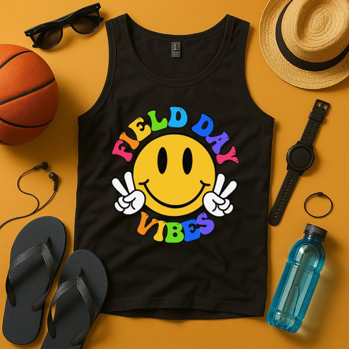 Field Day Vibes Funny For Teacher Happy Field Day 2025 Tank Top