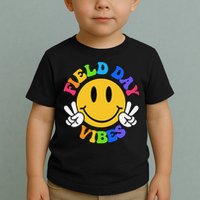Field Day Vibes Funny For Teacher Happy Field Day 2025 Toddler T-Shirt
