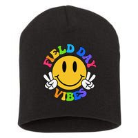 Field Day Vibes Funny For Teacher Happy Field Day 2025 Short Acrylic Beanie