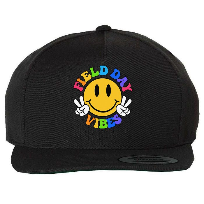 Field Day Vibes Funny For Teacher Happy Field Day 2025 Wool Snapback Cap