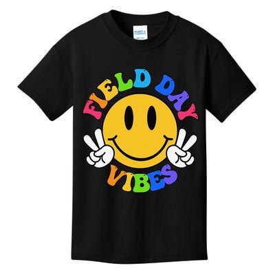 Field Day Vibes Funny For Teacher Happy Field Day 2025 Kids T-Shirt