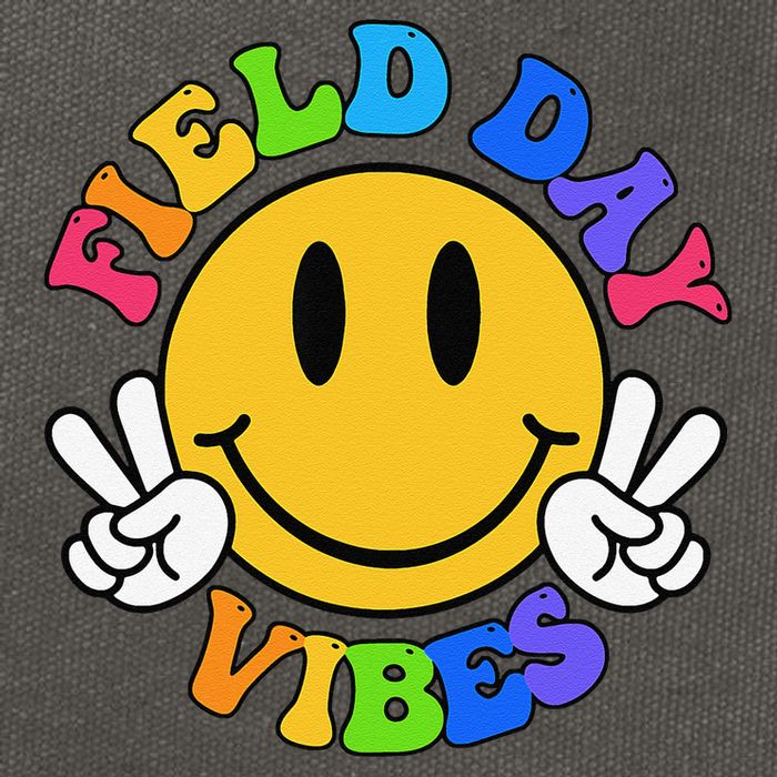 Field Day Vibes Funny For Teacher Happy Field Day 2025 Cotton Canvas Backpack