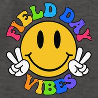 Field Day Vibes Funny For Teacher Happy Field Day 2025 Vector Backpack