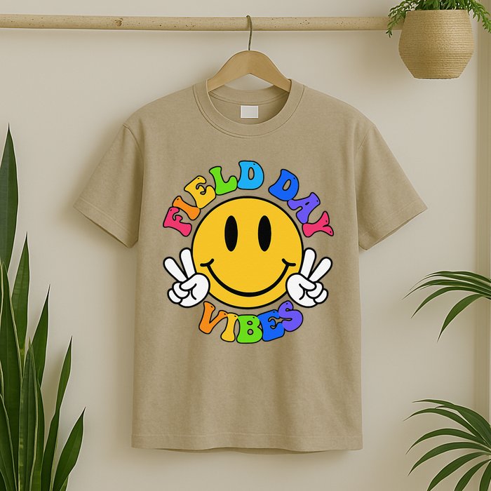 Field Day Vibes Funny For Teacher Happy Field Day 2025 T-Shirt