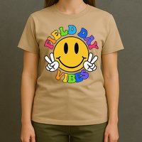 Field Day Vibes Funny For Teacher Happy Field Day 2025 T-Shirt