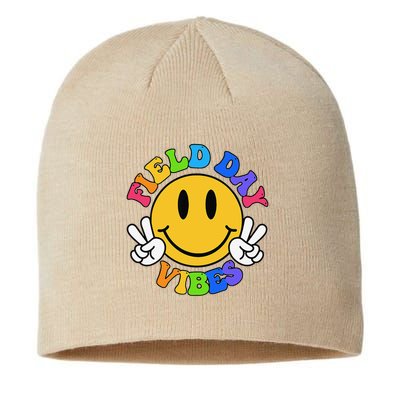 Field Day Vibes Funny For Teacher Happy Field Day 2025 Sustainable Beanie