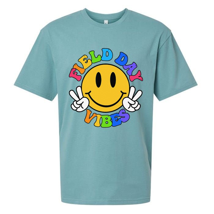 Field Day Vibes Funny For Teacher Happy Field Day 2025 Sueded Cloud Jersey T-Shirt