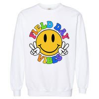 Field Day Vibes Funny For Teacher Happy Field Day 2025 Garment-Dyed Sweatshirt