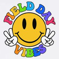 Field Day Vibes Funny For Teacher Happy Field Day 2025 Garment-Dyed Sweatshirt