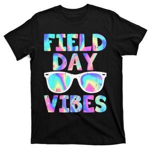 Field Day Vibes Last Day School Field Day Teacher Sunglasses T-Shirt