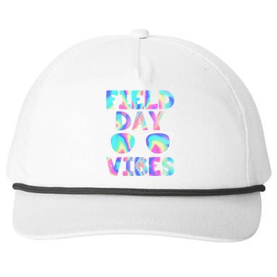 Field Day Vibes Last Day School Field Day Teacher Sunglasses Snapback Five-Panel Rope Hat