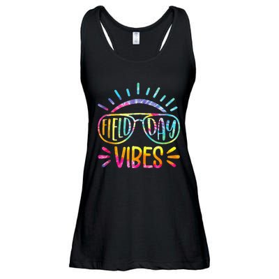 Field Day Vibes Tie Dye Last Day Of School Cool Game Day Ladies Essential Flowy Tank