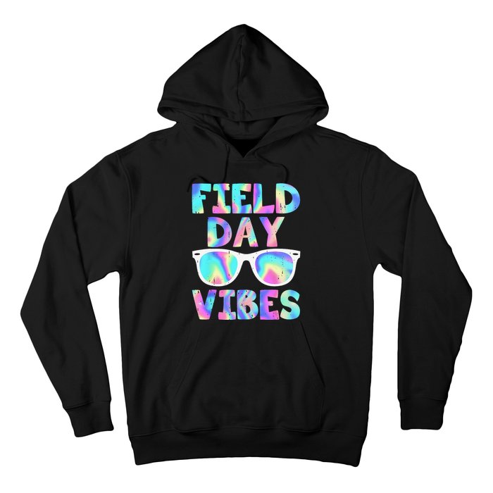 Field Day Vibes Last Day School Field Day Teacher Sunglasses Hoodie