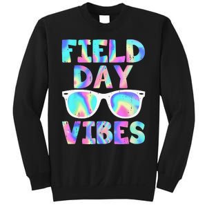 Field Day Vibes Last Day School Field Day Teacher Sunglasses Sweatshirt