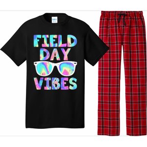 Field Day Vibes Last Day School Field Day Teacher Sunglasses Pajama Set