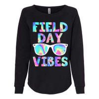 Field Day Vibes Last Day School Field Day Teacher Sunglasses Womens California Wash Sweatshirt