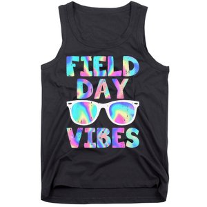 Field Day Vibes Last Day School Field Day Teacher Sunglasses Tank Top