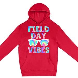 Field Day Vibes Last Day School Field Day Teacher Sunglasses Premium Pullover Hoodie