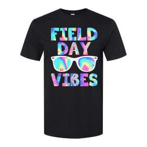 Field Day Vibes Last Day School Field Day Teacher Sunglasses Softstyle CVC T-Shirt