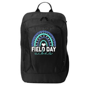 Field Day Vibes Funny Rainbow Graphic Design Great Gift City Backpack