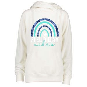 Field Day Vibes Funny Rainbow Graphic Design Great Gift Womens Funnel Neck Pullover Hood