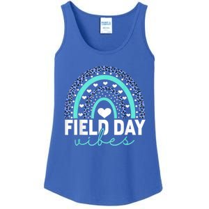 Field Day Vibes Funny Rainbow Graphic Design Great Gift Ladies Essential Tank