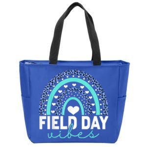 Field Day Vibes Funny Rainbow Graphic Design Great Gift Zip Tote Bag