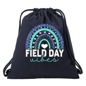 Field Day Vibes Funny Rainbow Graphic Design Great Gift Drawstring Bag