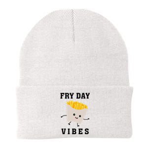 Fry Day Vibes Funny French Fries Knit Cap Winter Beanie