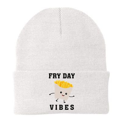 Fry Day Vibes Funny French Fries Knit Cap Winter Beanie