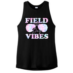 Field Day Vibes Tie Dye For Teacher Field Day Meaningful Gift Ladies PosiCharge Tri-Blend Wicking Tank