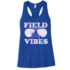 Field Day Vibes Tie Dye For Teacher Field Day Meaningful Gift Women's Racerback Tank