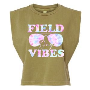 Field Day Vibes Tie Dye For Teacher Field Day Meaningful Gift Garment-Dyed Women's Muscle Tee